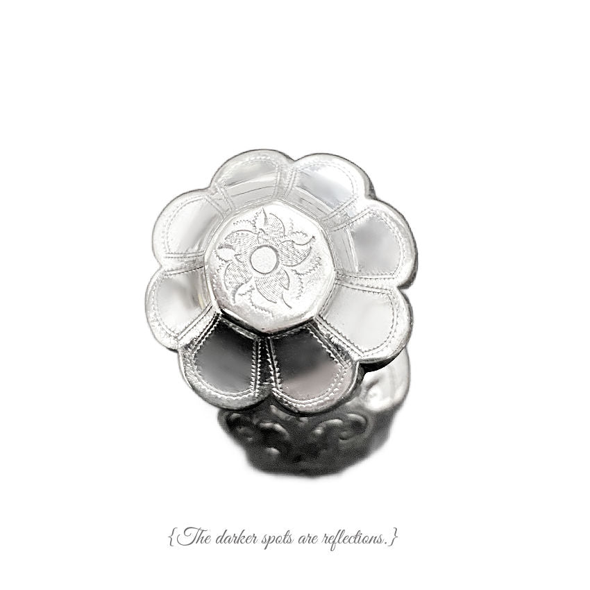 Rare Antique Dutch Silver Serving Tongs - Jointed Fork &amp; Spoon Richly Engraved