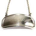 Estate Silver Plate CHERRY BRANDY Decanter Label