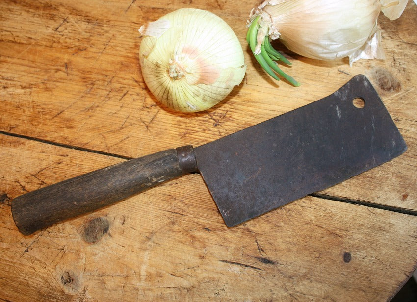 Antique French Chef&#39;s Cleaver I