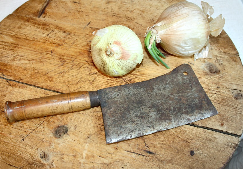 Antique French Chef's Cleaver