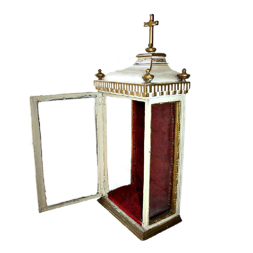 Antique French gilded Monstrance Cabinet