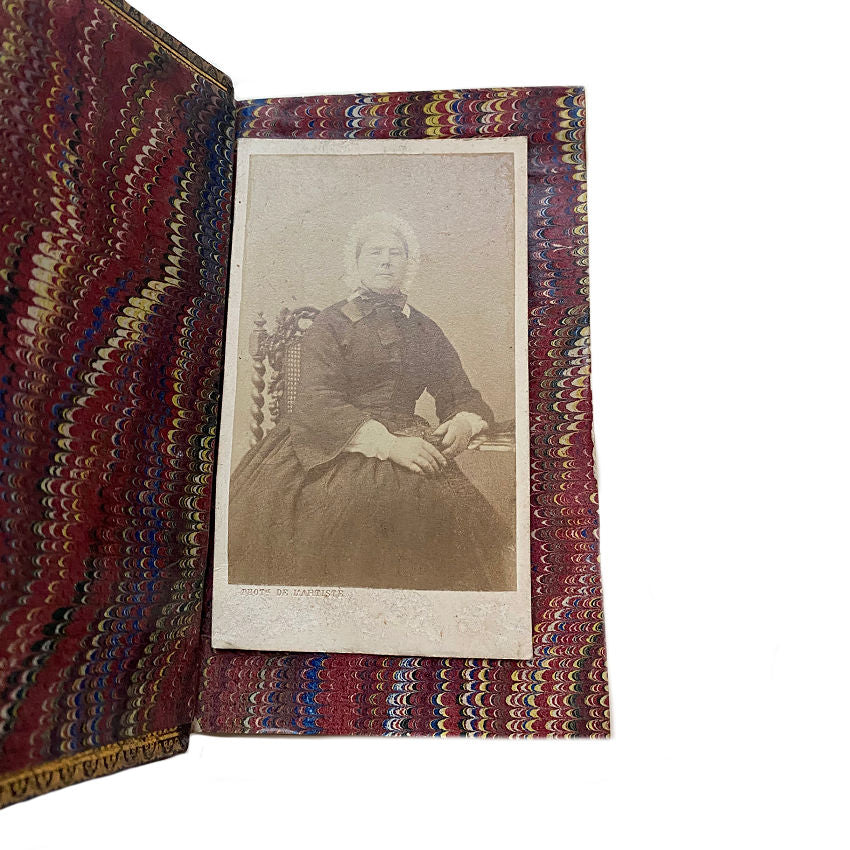 1853年 古書 JOURNÉE D’UNE PETITE FILLE Antique French Prayer Book Direction des Jeune Filles 1874