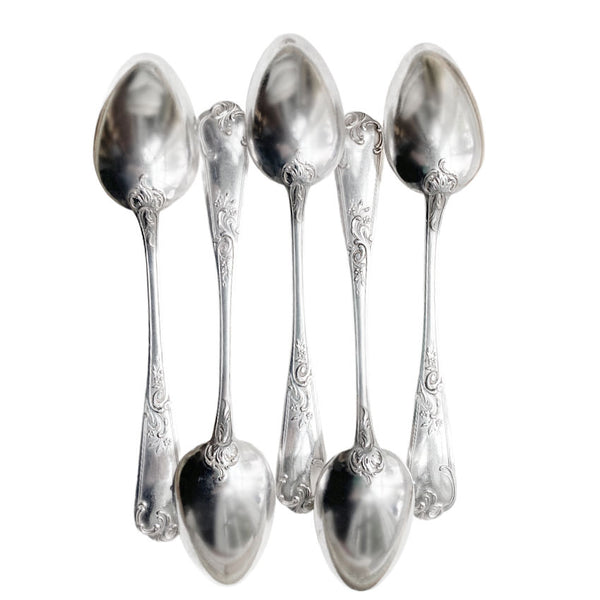 Full set of fashion silver spoons