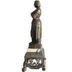 Antique French Spelter Sculpture of Jeanne d'Arc