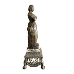 Antique French Spelter Sculpture of Jeanne d'Arc