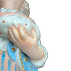 Rare Matched Pair of Antique Bisque Heubach Figurals - Girl & Boy Enjoying Sweets