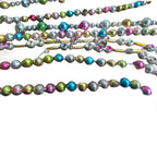 Antique Mercury Glass Beaded Christmas Tree Garland Set B
