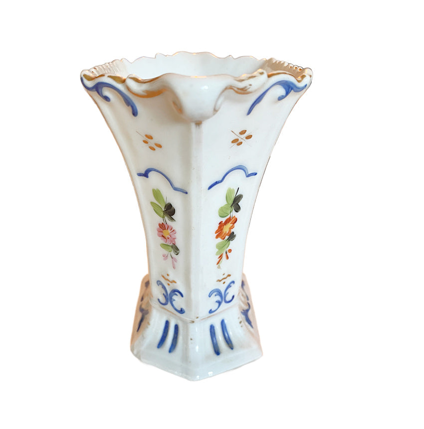 Antique French Vieux Paris Porcelain Vase