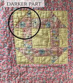 Antique Pink Pastel Churn Dash Quilt