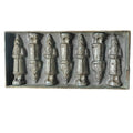 Antique Saint Nicholas Friedrich Anton Reiche Dresden Tin Chocolate Mold