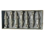 Antique Saint Nicholas Friedrich Anton Reiche Dresden Tin Chocolate Mold