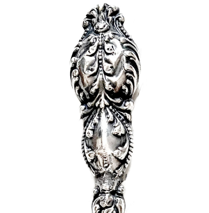 handle of antique sterling lady's letter opener
