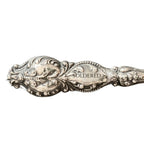 Antique Sterling Silver Crowned Lady's Letter Opener