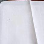 antique linen napkins with woven damask center detail