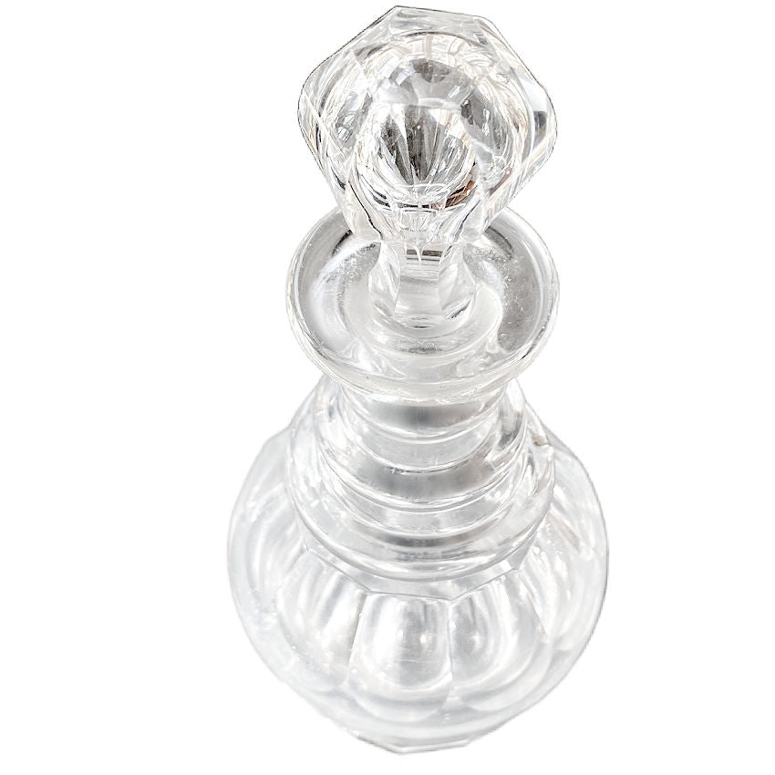 Antique English Decanter with Three Rings
