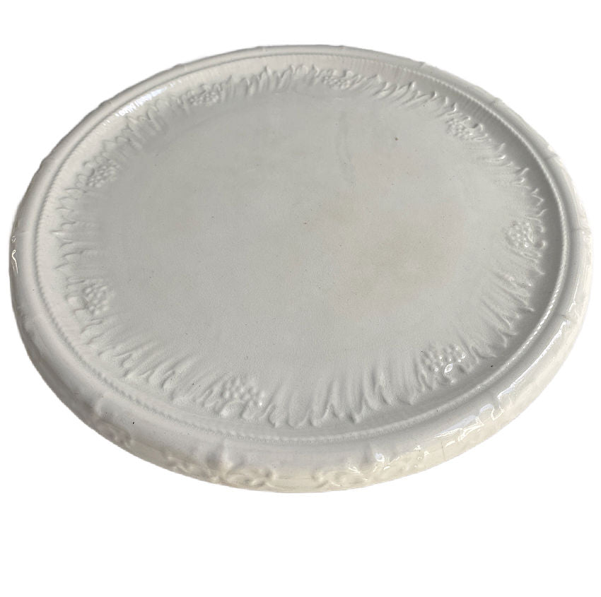 Rare 19th century French ironstone shop cheese plateau or platform