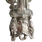 Antique French sacred object with symbolic pedestal