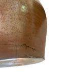 Antique French terracotta oil jar showing hairline