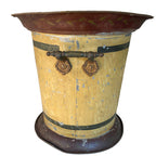 Decorative French cachepot iron handles wine cooler estate piece