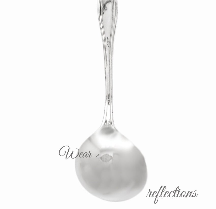 Antique Holly Silver Plated Jam Spoon 1904