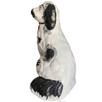 Victorian English spaniel figure with painted markings