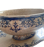 Antique French faience collection