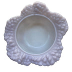 Portieux Vallerysthal antique cabbage dish with lid, elegant French country table accessory inside view