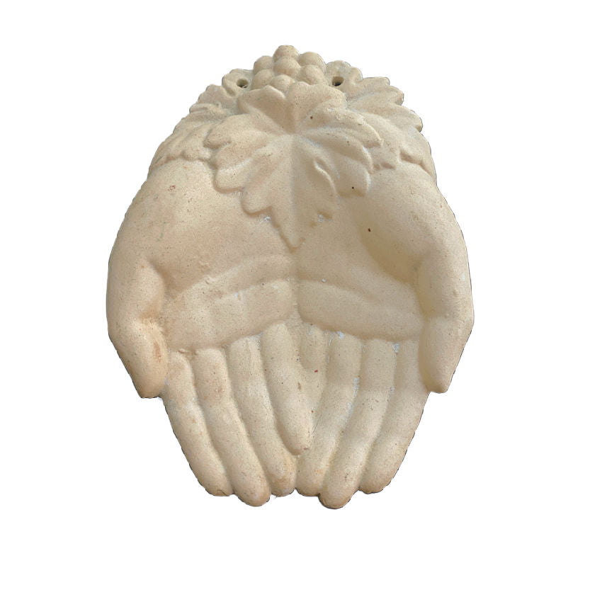 Antique Double Hands Pottery Dish