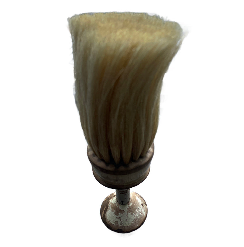 Antique Round Brush with Painted Handle