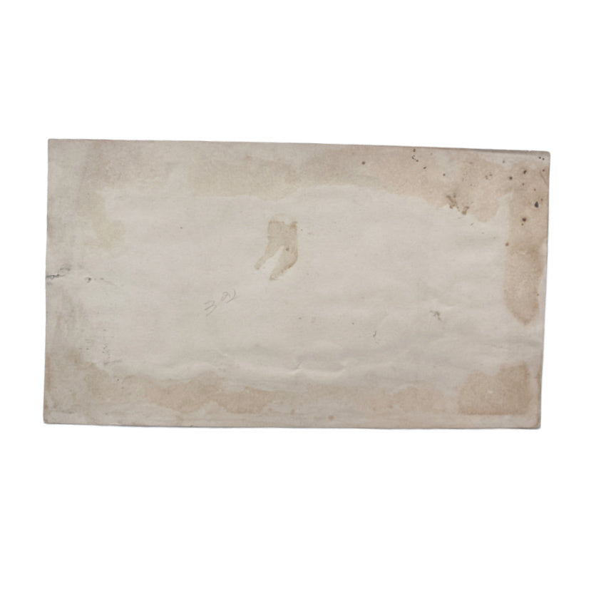 Antique Schumacher Lithograph Label with Roses and Birds