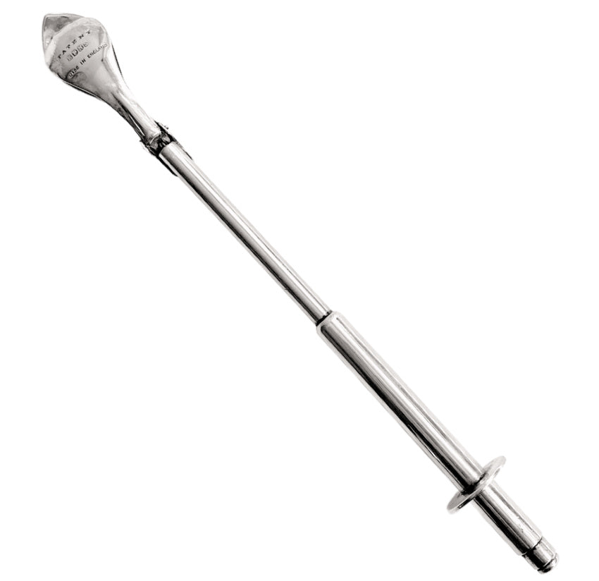 Antique Silver Plated Mechanical Olive or Pickle Tongs