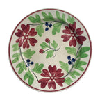 Antique Petrus Regout stick spatterware floral plate