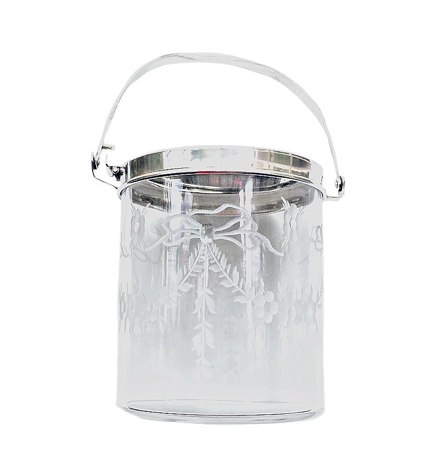 Antique Sterling Silver Honey Jam Jar