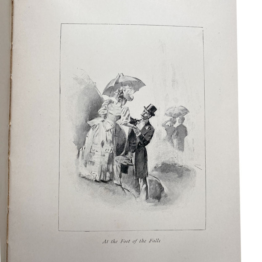 Antique Victorian Book Their Wedding Journey