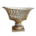 Early 19th century Vieux Paris openwork basket