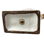 Vieux Paris porcelain basket circa 1820 1850 mark