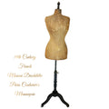 19th century French mannequin Paris Label 