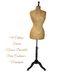 19th century French mannequin Paris Label 