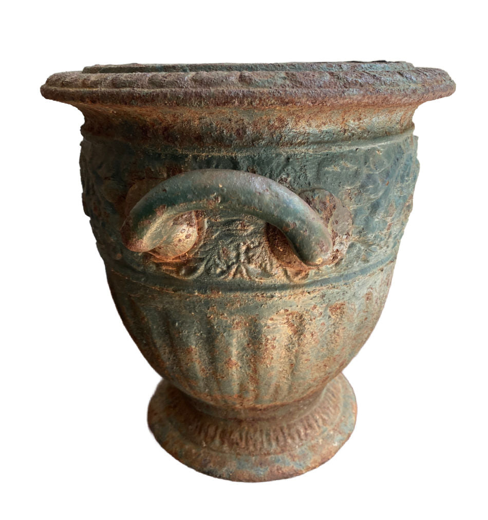 Antique architectural garden ornament with handles