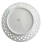Red Charles Pillivuyt and Cie Paris gold-medal factory mark on an antique French porcelain plate