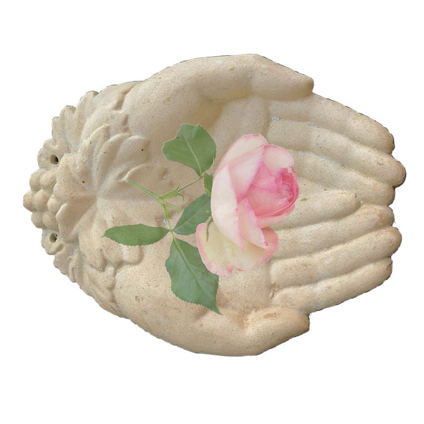 Antique Double Hands Pottery Dish