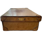 Antique English Leather Gentleman’s Suitcase – Ralph Lauren Boutique Display