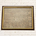 Antique English Textile Sampler – Signed Sarah Ash, 1829