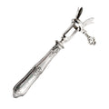 Antique French Art Nouveau Silver Manche A Gigot D'Agneau Monogram