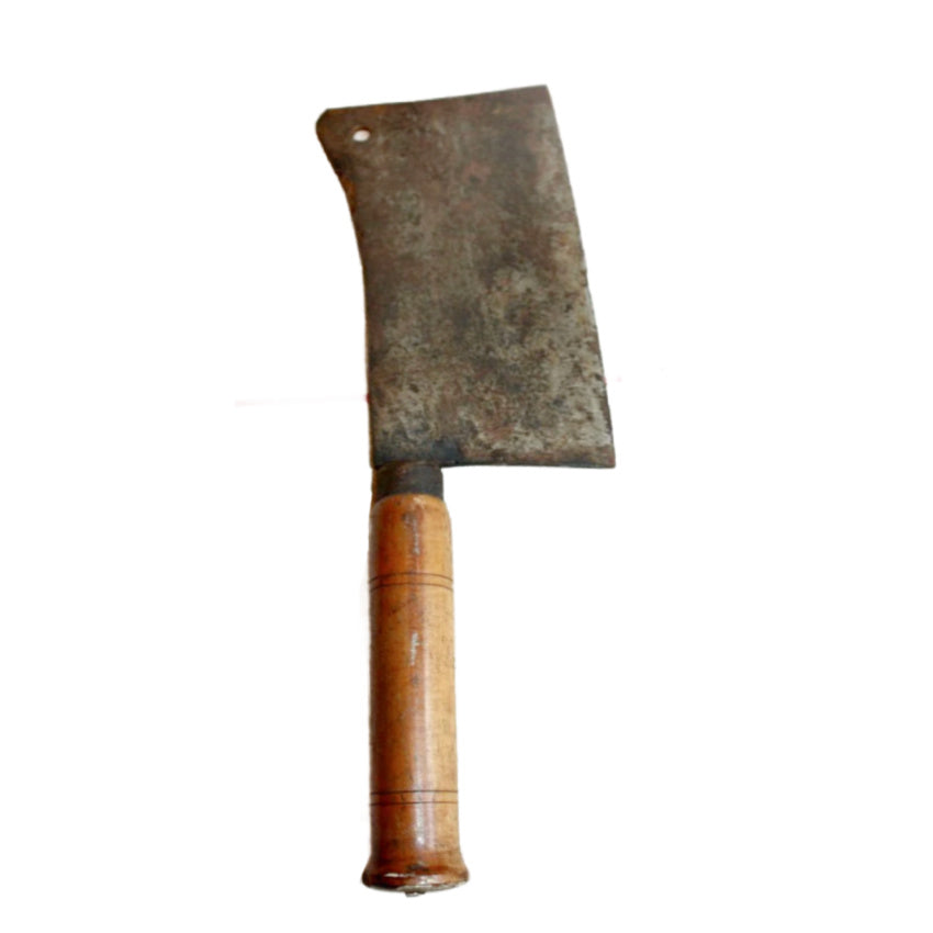 Antique French butcher cleaver