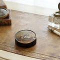 Antique French Hand-Painted Lacquer Snuff Box, “The Society”