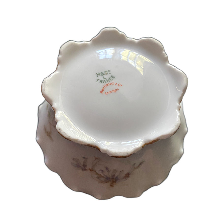 Antique French Limoges Haviland Mayonaise Serving Bowl