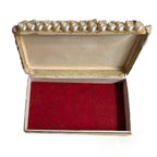 Antique French Paper Shell Encrusted  Box