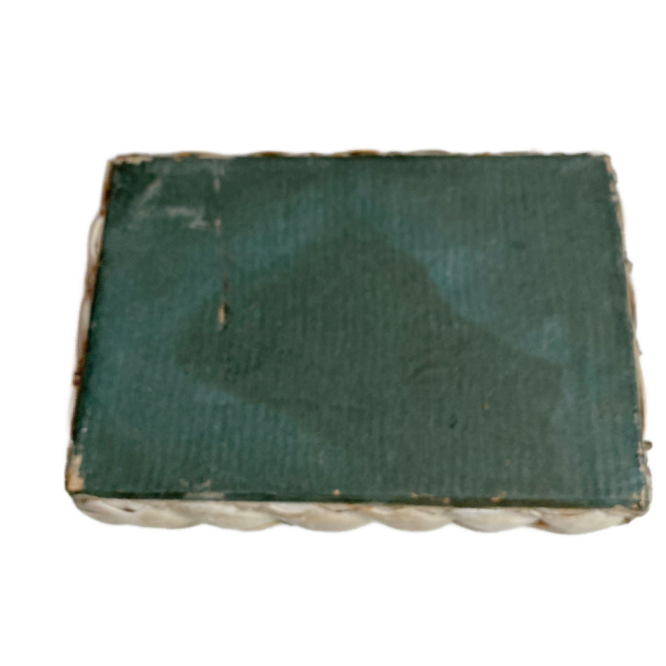 Antique French Shell Work Souvenir Box