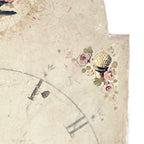 french inspired antique wall decor with floral urn motif